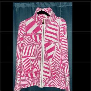 Pink and white Lilly Pulitzer jacket